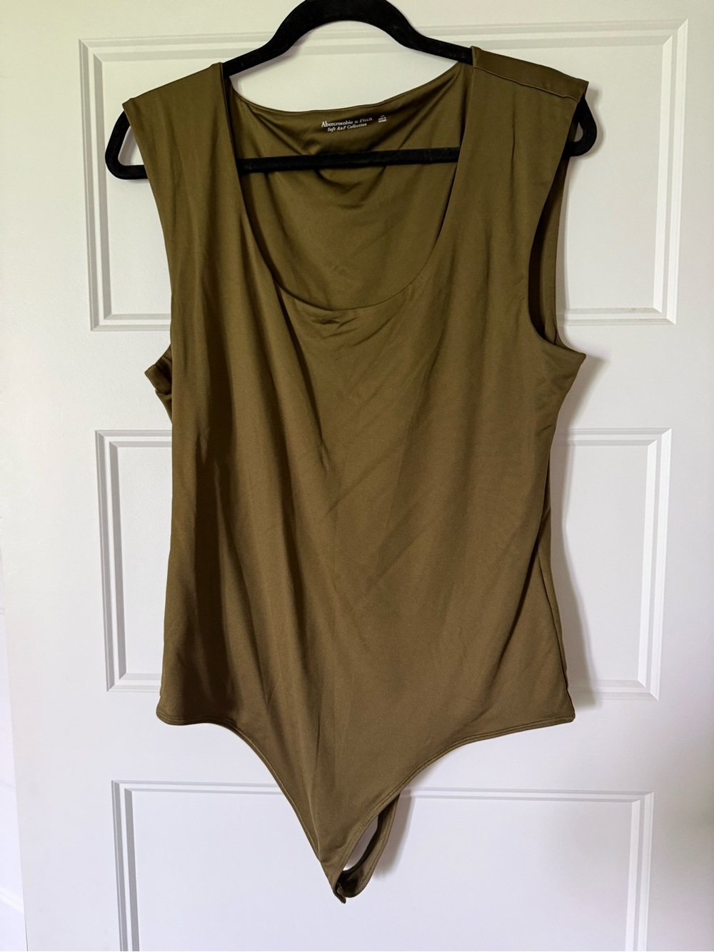 Abercrombie & Fitch Olive Green Sleeveless Bodysuit